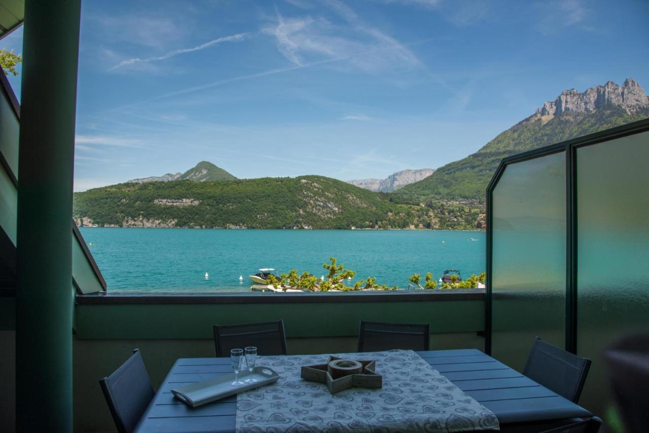 La Baie Des Voiles: Lakefront Apartments on Annecy Duingt Exterior photo