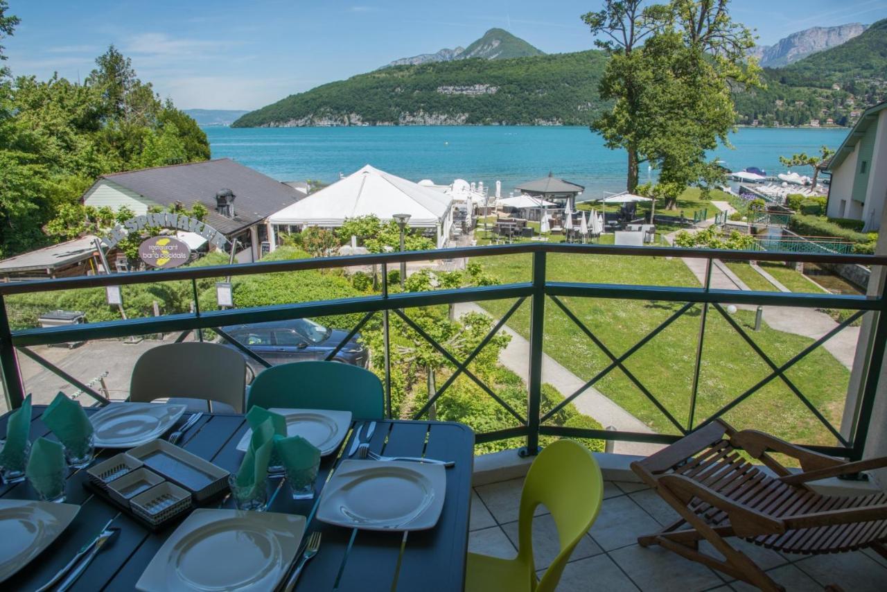 La Baie Des Voiles: Lakefront Apartments on Annecy Duingt Exterior photo