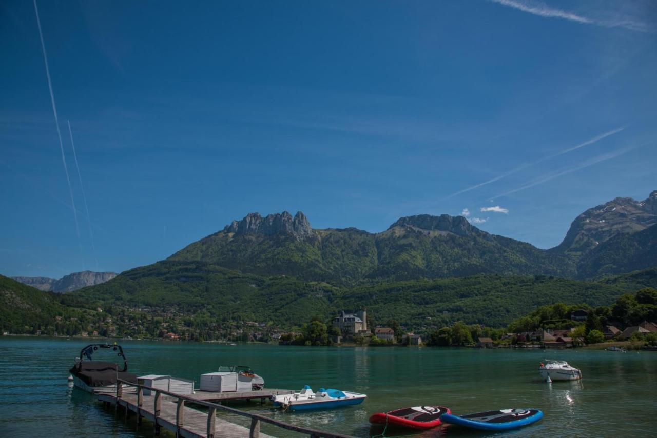 La Baie Des Voiles: Lakefront Apartments on Annecy Duingt Exterior photo