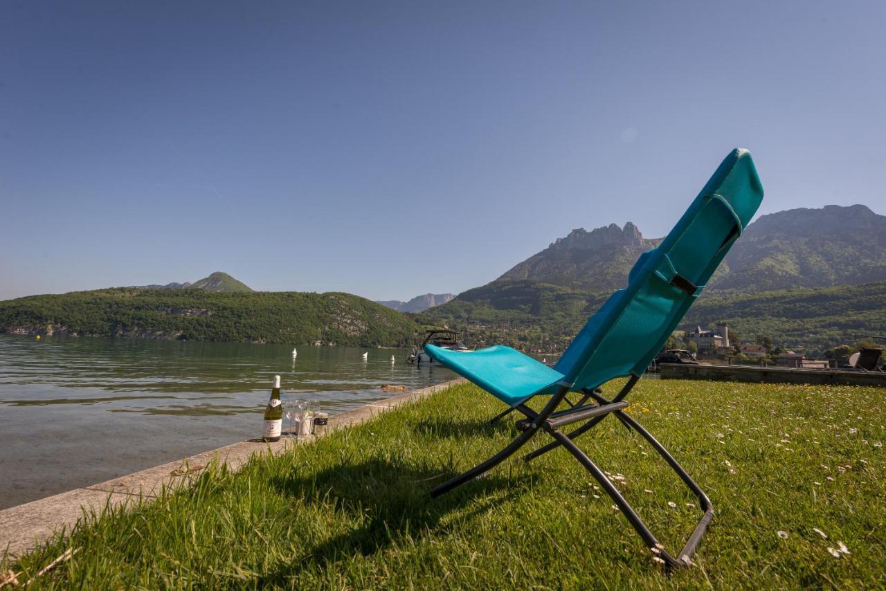 La Baie Des Voiles: Lakefront Apartments on Annecy Duingt Exterior photo