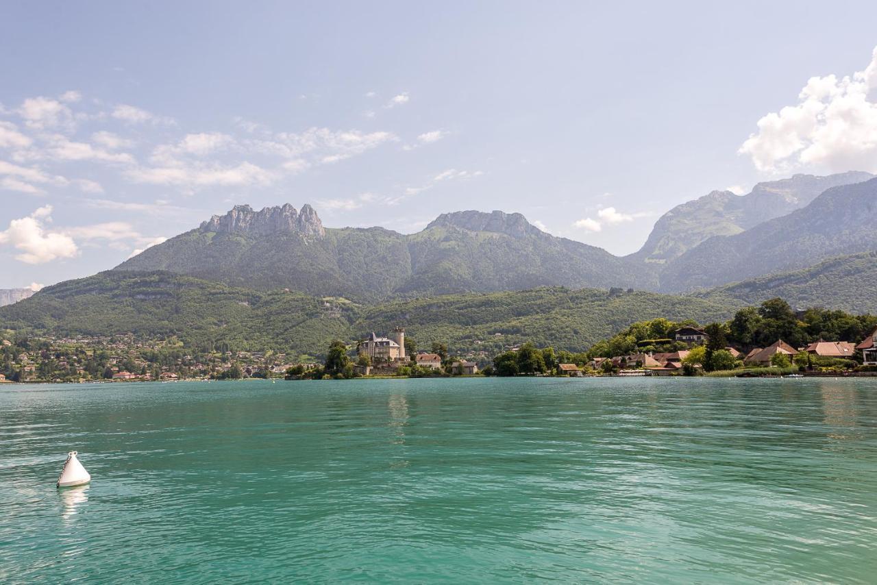 La Baie Des Voiles: Lakefront Apartments on Annecy Duingt Exterior photo