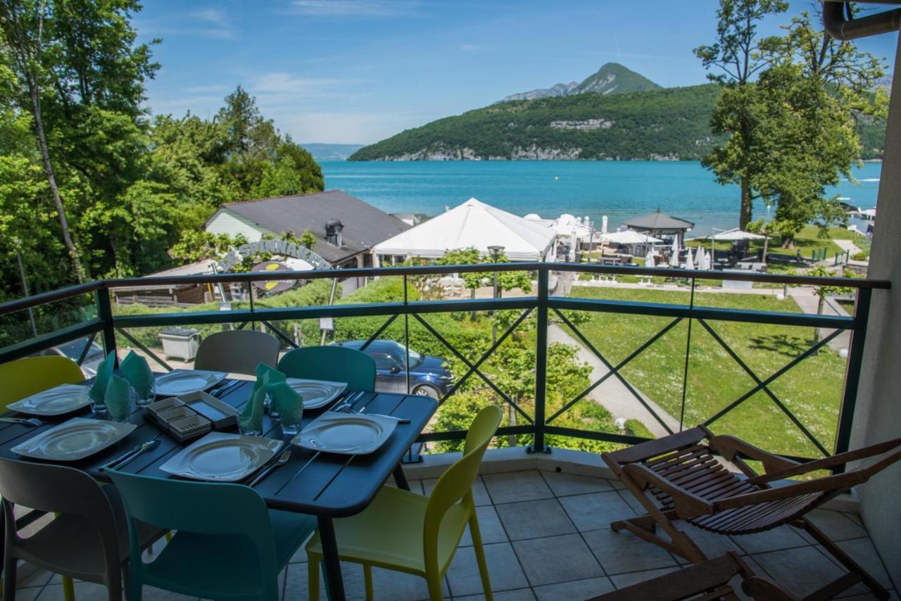 La Baie Des Voiles: Lakefront Apartments on Annecy Duingt Exterior photo