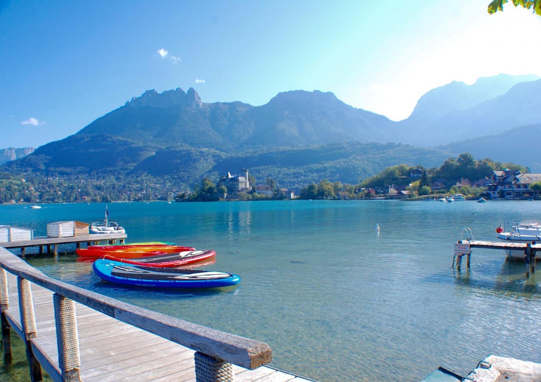 La Baie Des Voiles: Lakefront Apartments on Annecy Duingt Exterior photo